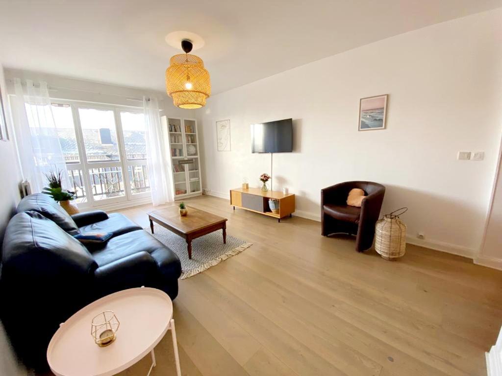 滨海图维列Le Cosy Avec Piscine, Balcon Et Parking公寓 外观 照片